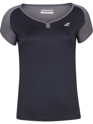 Babolat Play Cap Sleeve Top Kadın Siyah Tişört