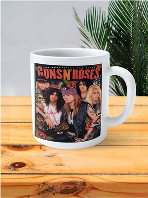 Guns N Roses Baskılı Kupa Bardak Kişiye Özel Desen 1