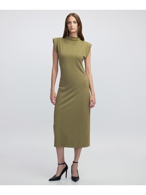 Vatkalı Örme Elbise IW6250002151070