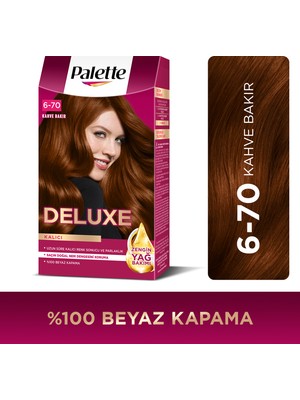 Palette Deluxe Kalıcı Renkler 6-70 Kahve Bakır Saç Boyası