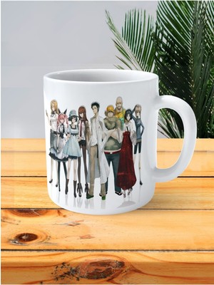 Steins Gate Baskılı Kupa Bardak Toplu Fotoğraf
