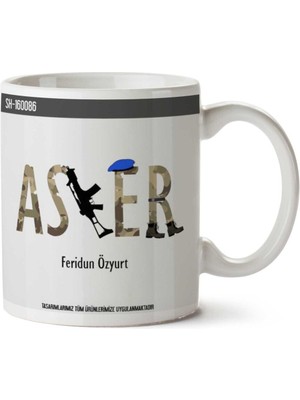 Kişiye Özel Asker Kupa Bardak