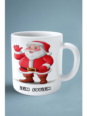 2024 Yılbaşı Noel Isimli Baskılı Kupa Bardak El Salla