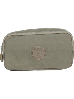 Pippa Yogi Iki Gözlü Kız Çocuk Krem Krinkıl Kumaş Kalem Çantası/kalemlik - KK975-3