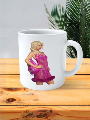 Paris Hilton Baskılı Kupa Bardak Kişiye Özel Model 3