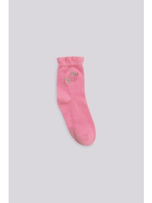 Bg Store Kız Çocuk Pembe Çorap