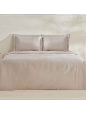 Karaca Home Felves %100 Pamuk Çift Kişilik Nevresim Takımı Açık Gri