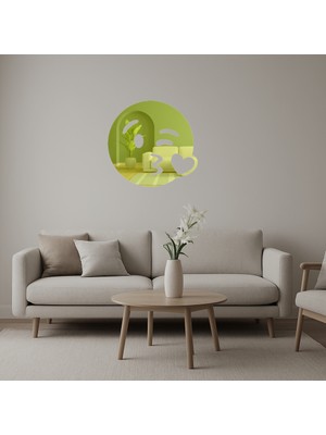 Cepte Toptan Öpücük Gönderen Emoji Duvar Süsü - DROPX5015-5742