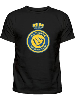 Al Nassr Football Club Baskılı Pamuklu Suudi Arabia Baskılı T Shirt