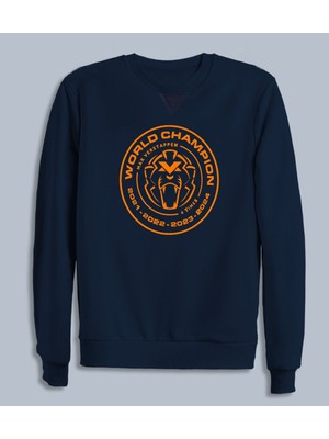 World Champion 4 Max Baskılı Max Verstappen Baskılı Formula1 Sweatshirt