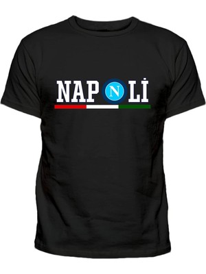 Ssc Napoli Baskılı Erkek Regular Pamuklu T-Shirt