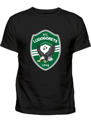 Pfk Ludogorets Razgrad Baskılı Pamuklu T-Shirt