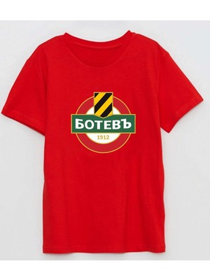 Pfk Botev Plovdiv Ботев Пловдив Baskılı Pamuklu T-Shirt