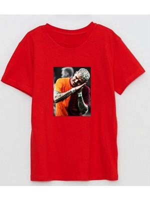 Iyi Uykular Gol Sevinci Baskılı Erkek Pamuklu T-Shirt