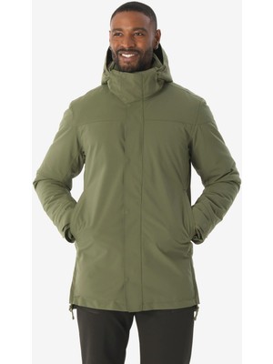 Quechua Erkek Sıcak Tutan Outdoor Yağmurluk - Yeşil - NH500 -10 °c