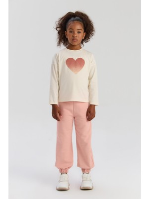 Bg Store Kız Çocuk Ekru Tshirt