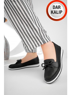 Stwenn Kadın Tam Ortopedik Günlük Ayakkabı Suni Deri Düz Tabanlı Konforlu Tasarım