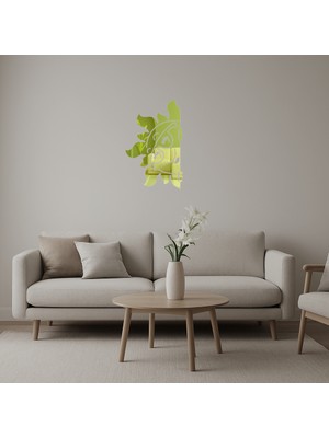 Mutlu Güneş Dekoratif  Altın Aynalı Tablo - DROPX3371-8667