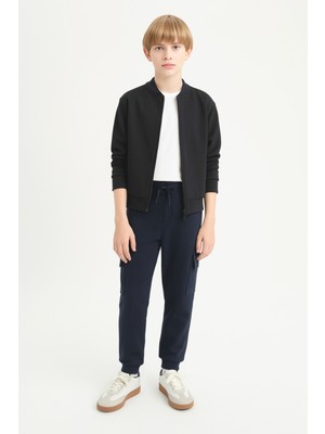 Erkek Çocuk Basic Kargo Cepli Jogger Paça Okul Eşofman Altı AK2322-1