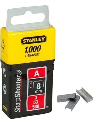 Stanley 1-TRA205T A Serisi Hafif Hizmet Zımba Teli 8 mm