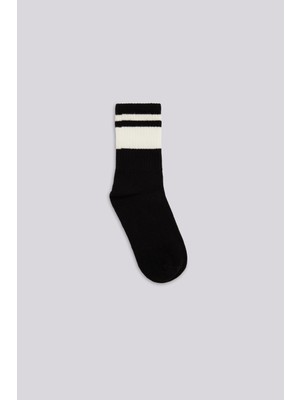 Bg Store Erkek Çocuk Siyah Çorap