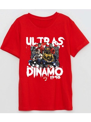 Ultras Dinamo Bükreş Fc Dinamo - Ultras 1948 Baskılı Pamuklu Tişört