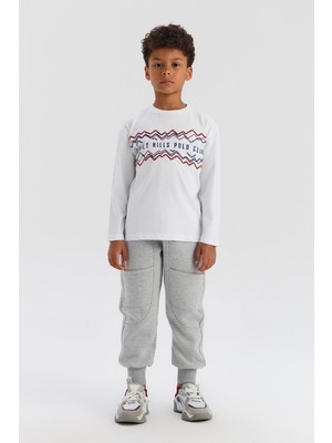 Bg Store Erkek Çocuk Beyaz Tshirt