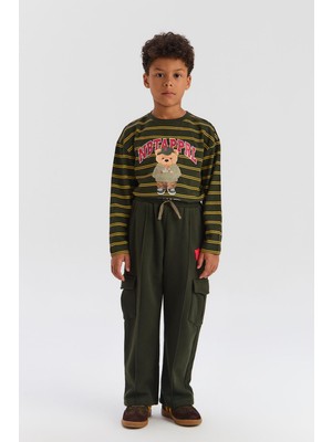 Bg Store Erkek Çocuk Haki Eşofman Altı