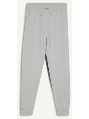 Defacto  Beli Lastikli Jogger Açık Gri Erkek Çocuk Eşofman Altı K8852A6/GR94