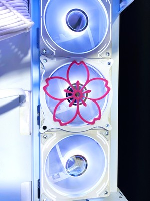Sakura Çiçeği 120X120 mm Oyun Pc Aksesuarı, Masaüstü Bilgisayar Fan Kapağı