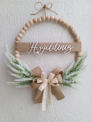 Beyaz Lavanta Kapı Dekoru, Şık ve Hoş Bir Duvar Süsü, Hediye Seçeneği