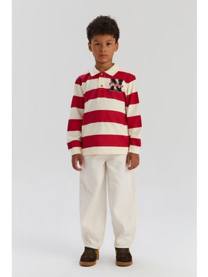 Bg Store Erkek Çocuk Çizgili Sweatshirt