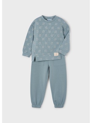 Mayoral Kız Çocuk Baskılı Eşofman Takım Yeşil