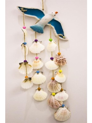 Uçan Martı Deniz Temalı Dekoratif Duvar Süsü, Balkon ve Bahçe Süsü