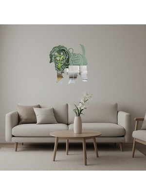 Hizmet Köpeği Empati Temalı Aynalı Tablo - DROPX7028-7202