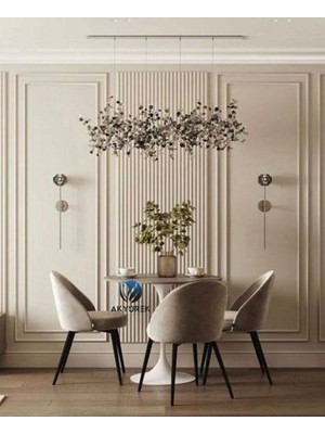 Ekru Dekoratif Panel, Duvar Kaplama, Modern ve Şık Tasarım