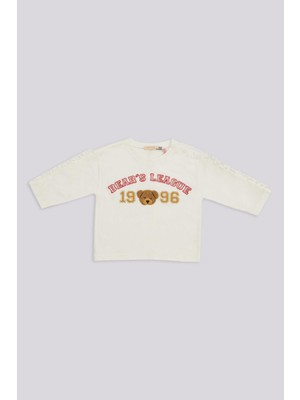 Bg Store Kız Bebek Ekru Tshirt