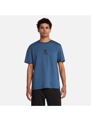 Timberland Logo Baskılı Erkek Kısa Kollu T-Shirt