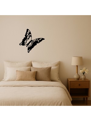 Cepte Toptan Modern Kelebek Tasarımlı Mdf Duvar Tablosu - DROPX8506-7083