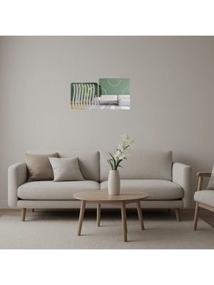 Çiçek Motifli  Dekoratif Çerçeve - DROPX2913-6464