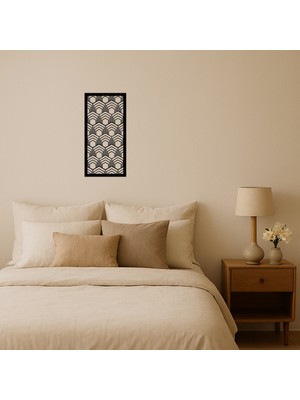 Cepte Toptan Sanatsal Yaprak Desenli Mdf Tablo - DROPX5937-8349