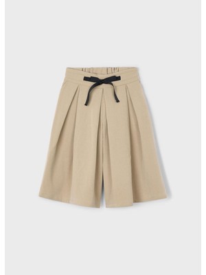 Mayoral Kız Çocuk Midi Şort Etek Bej