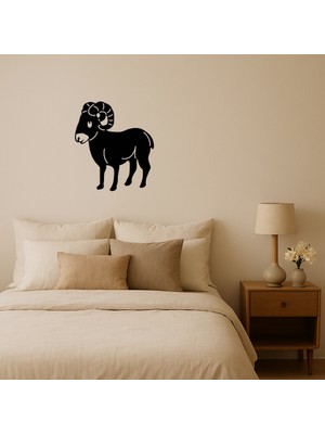 Cepte Toptan Koç Figürlü Iç Mekan Dekoratif Tablo - DROPX1876-8627