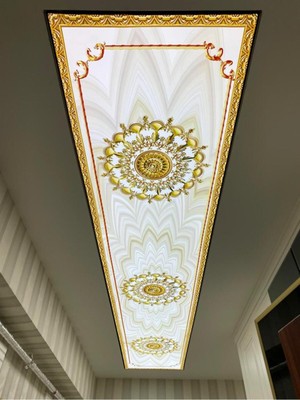 Çok Renkli Koridor Gergi Tavan Modelleri, Şık ve Modern Dekorasyon Çözümleri