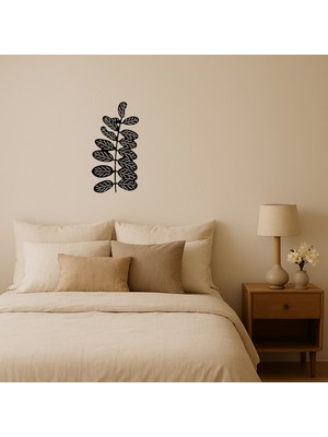 Cepte Toptan Doğal Yaprak Motifli Mdf Iç Mekan Tablo - DROPX8537-8108