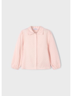 Mayoral Kız Çocuk Puantiyeli Bluz Pembe