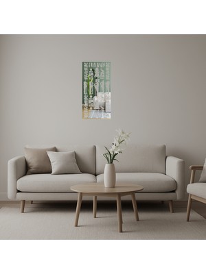 Cepte Toptan Asimetrik Tasarım Dekoratif Aynalı Tablo - DROPX7735-8659