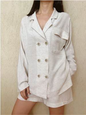 Gömlek Ceket ve Şort Takım