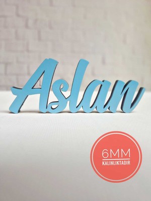 Renkli Kapı Süsü, Takı Yastığı ve Çocuk Odası Dekorasyonu Ahşap Isim Yazı