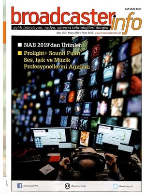 Broadcasterinfo:aylık Televizyon,radyo,sinema Teknolojileri Dergisi-Nab 2019'DAN Ürünler (SAYI:172-NISAN 2019 Retro Koleksiyon Eski Baskı)